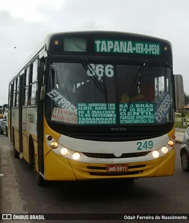 Empresa de Transportes Nova Marambaia AT-86601 em Belém por Odair