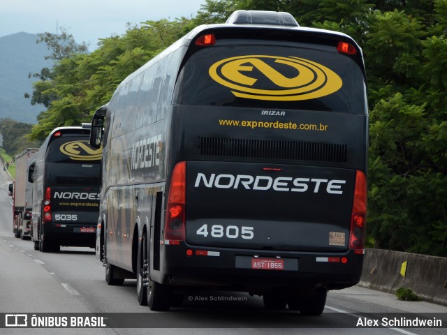 Expresso Nordeste 4805 na cidade de Balneário Camboriú, Santa Catarina, Brasil, por Alex Schlindwein. Número da foto: #6542556.