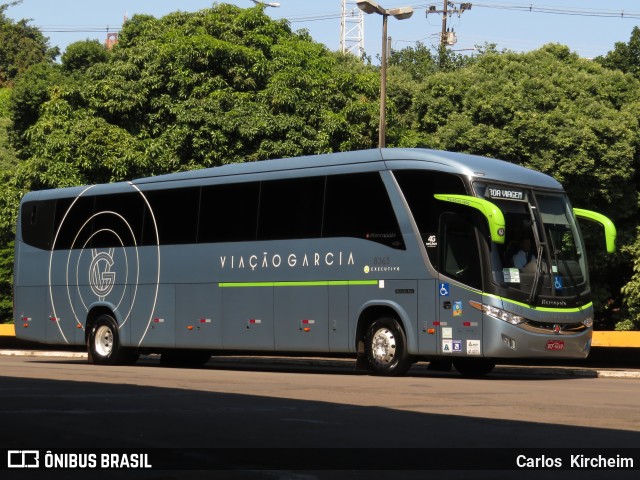 Viação Garcia 8365 na cidade de Londrina, Paraná, Brasil, por Carlos Kircheim. Número da foto: #6542483.