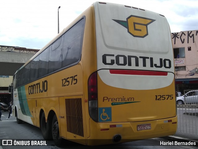 Empresa Gontijo de Transportes 12575 na cidade de Belo Horizonte, Minas Gerais, Brasil, por Hariel Bernades. ID da foto: 6542797.