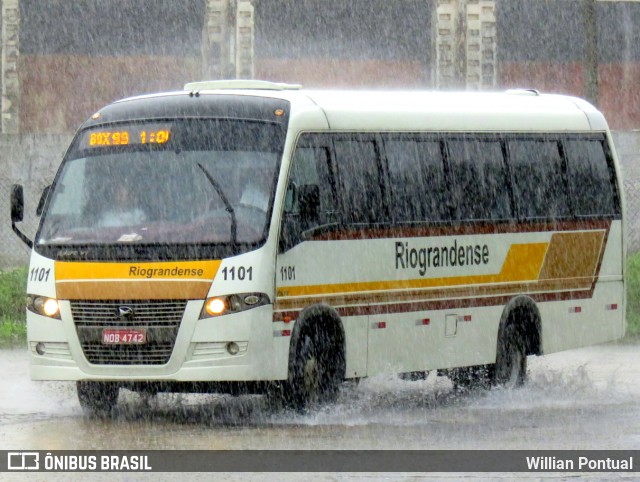 Viação Riograndense 1101 na cidade de Natal, Rio Grande do Norte, Brasil, por Willian Pontual. Número da foto: #6541615.