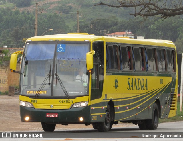 Viação Sandra 0300 na cidade de Conselheiro Lafaiete, Minas Gerais, Brasil, por Rodrigo  Aparecido. Número da foto: #6542088.