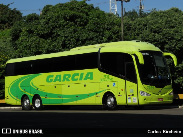 Viação Garcia 7939 na cidade de Londrina, Paraná, Brasil, por Carlos Kircheim. Número da foto: #6542452.