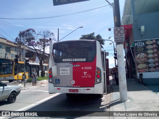 Allibus Transportes 4 5205 na cidade de São Paulo, São Paulo, Brasil, por Rafael Lopes de Oliveira. ID da foto: 6563245.