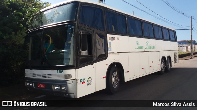 Translima Turismo 1305 na cidade de Campo Belo, Minas Gerais, Brasil, por Marcos Silva Assis. ID da foto: 6564080.