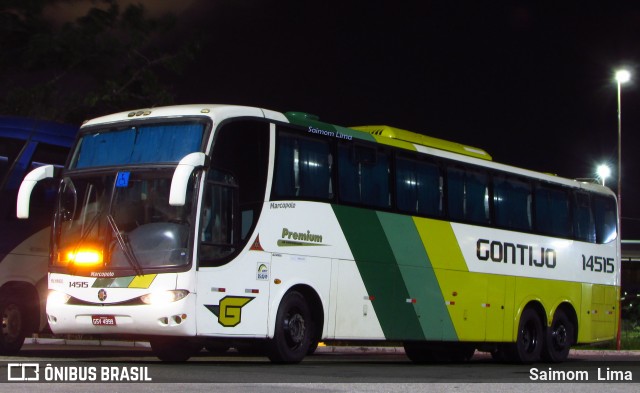 Empresa Gontijo de Transportes 14515 na cidade de Vitória, Espírito Santo, Brasil, por Saimom  Lima. ID da foto: 6562479.