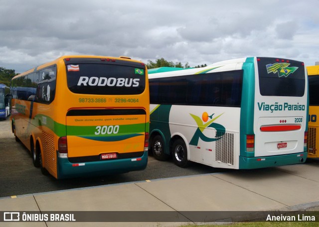Rodobus 3000 na cidade de Camaçari, Bahia, Brasil, por Aneivan Lima. Número da foto: #6562898.