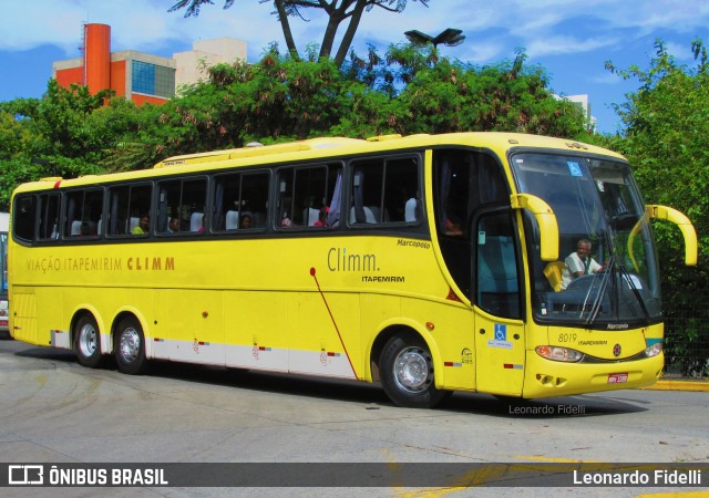 Viação Itapemirim 8019 na cidade de São Paulo, São Paulo, Brasil, por Leonardo Fidelli. ID da foto: 6564059.