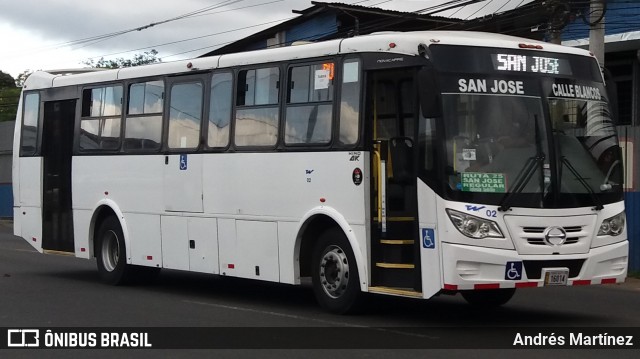 Transvi 02 na cidade de San Sebastián, San José, San José, Costa Rica, por Andrés Martínez Rodríguez. ID da foto: 6563339.