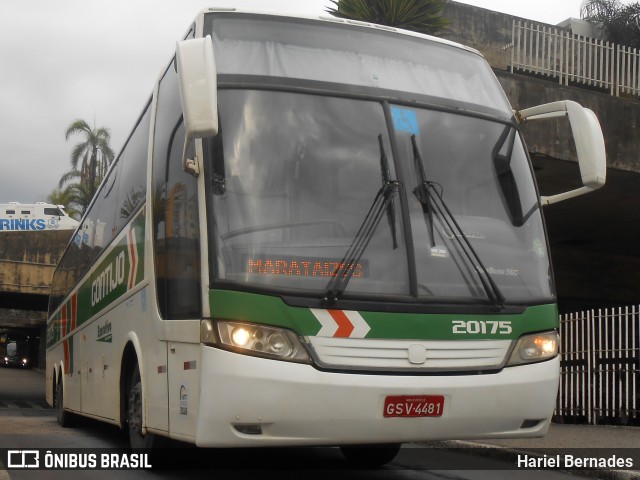 Empresa Gontijo de Transportes 20175 na cidade de Belo Horizonte, Minas Gerais, Brasil, por Hariel Bernades. Número da foto: #6562183.