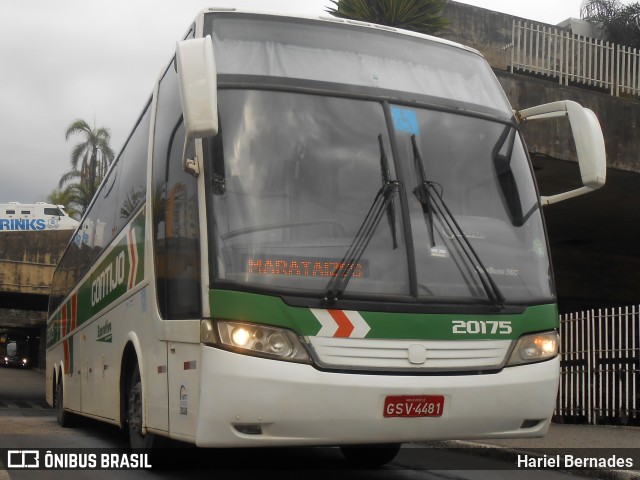 Empresa Gontijo de Transportes 20175 na cidade de Belo Horizonte, Minas Gerais, Brasil, por Hariel Bernades. ID da foto: 6562183.