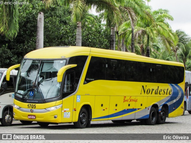 Viação Nordeste 1705 na cidade de Fortaleza, Ceará, Brasil, por Eric Oliveira. Número da foto: #6564505.