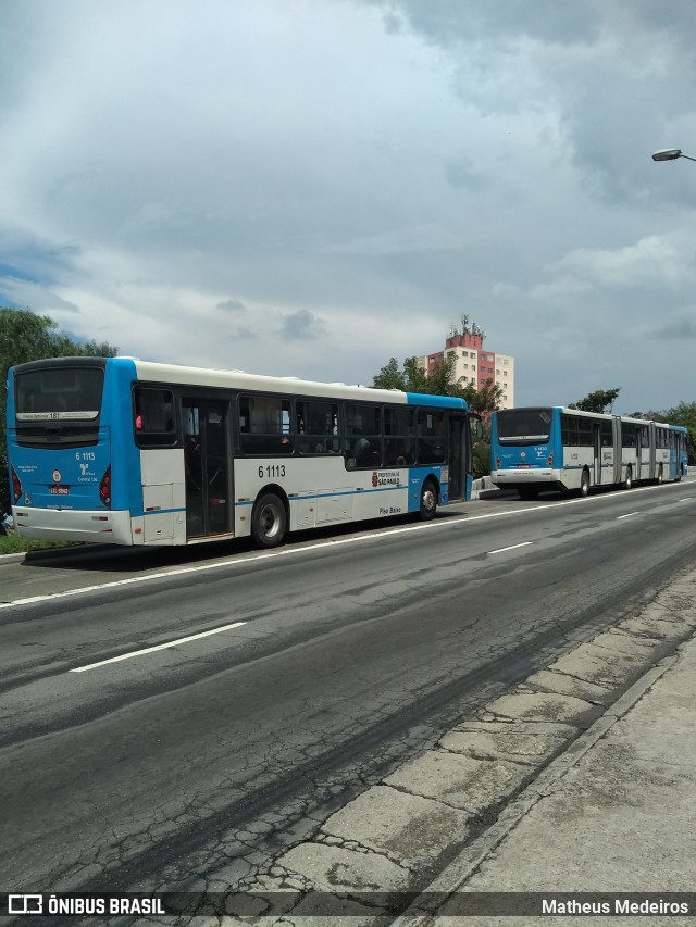 Viação Cidade Dutra 6 1113 na cidade de São Paulo, São Paulo, Brasil, por Matheus Medeiros. ID da foto: 6564303.