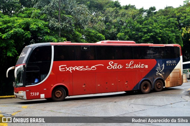 Expresso São Luiz 7310 na cidade de São Paulo, São Paulo, Brasil, por Rudnei Aparecido da Silva. ID da foto: 6563521.