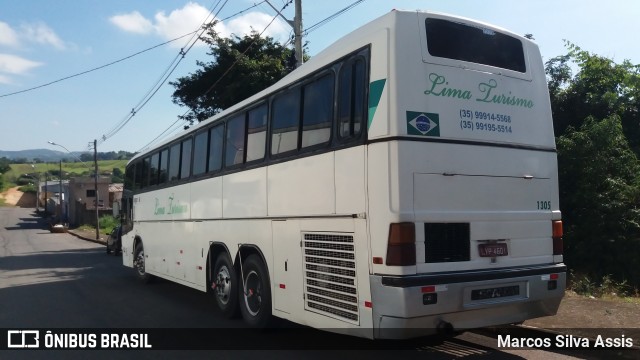 Lima Turismo 1305 na cidade de Campo Belo, Minas Gerais, Brasil, por Marcos Silva Assis. ID da foto: 6564087.