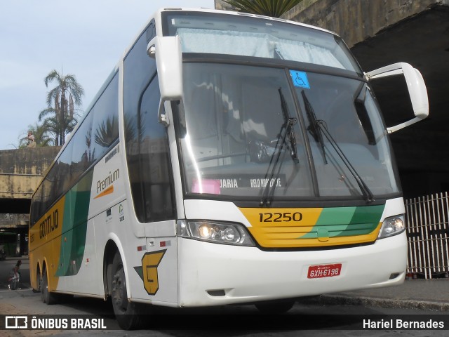 Empresa Gontijo de Transportes 12250 na cidade de Belo Horizonte, Minas Gerais, Brasil, por Hariel Bernades. Número da foto: #6562170.
