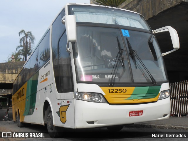 Empresa Gontijo de Transportes 12250 na cidade de Belo Horizonte, Minas Gerais, Brasil, por Hariel Bernades. ID da foto: 6562170.