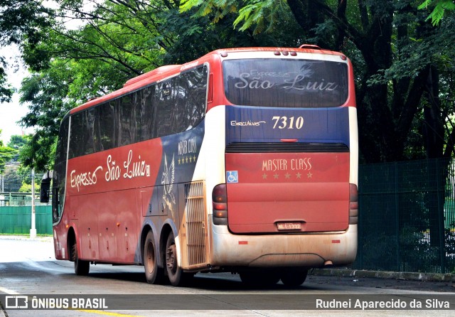 Expresso São Luiz 7310 na cidade de São Paulo, São Paulo, Brasil, por Rudnei Aparecido da Silva. ID da foto: 6563519.