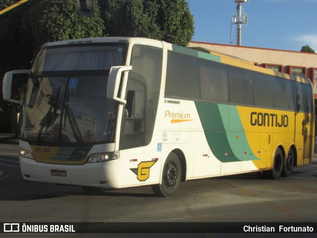 Empresa Gontijo de Transportes 11935 na cidade de Governador Valadares, Minas Gerais, Brasil, por Christian  Fortunato. Número da foto: #6563993.