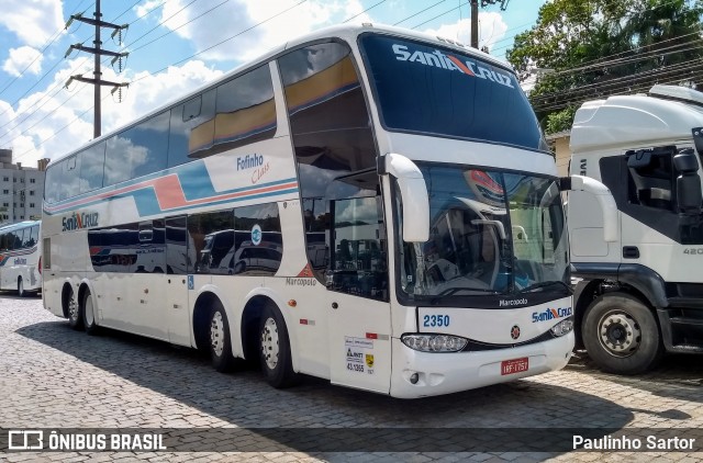 VUSC - Viação União Santa Cruz 2350 na cidade de Joinville, Santa Catarina, Brasil, por Paulinho Sartor. Número da foto: #6565701.
