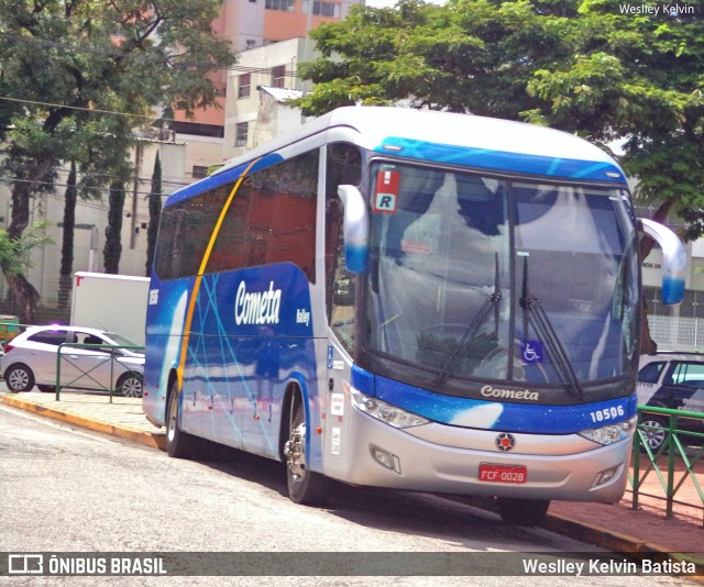 Viação Cometa 18506 na cidade de Sorocaba, São Paulo, Brasil, por Weslley Kelvin Batista. Número da foto: #6565376.