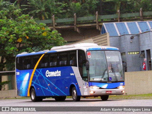 Viação Cometa 7269 na cidade de Santos, São Paulo, Brasil, por Adam Xavier Rodrigues Lima. ID da foto: 6565603.