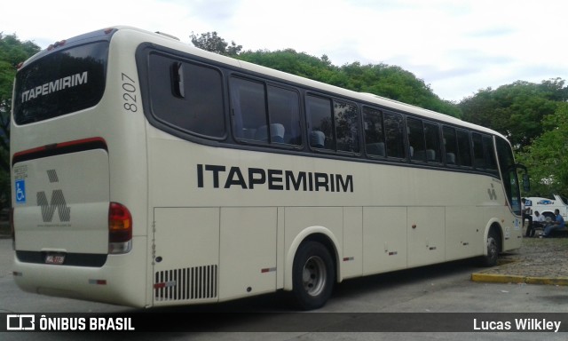 Viação Itapemirim 8207 na cidade de São Paulo, São Paulo, Brasil, por Lucas Wilkley. ID da foto: 6565533.