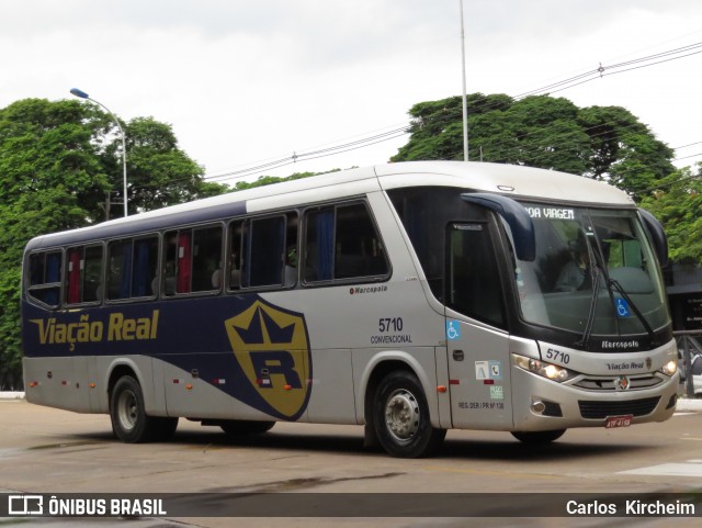 Viação Real 5710 na cidade de Maringá, Paraná, Brasil, por Carlos Kircheim. Número da foto: #6566812.
