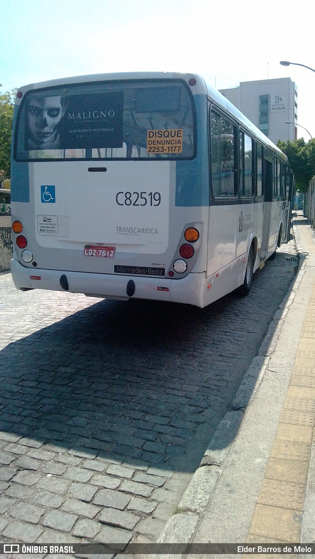 Transportes Estrela C82519 na cidade de Rio de Janeiro, Rio de Janeiro, Brasil, por Elder Barros de Melo. Número da foto: #6566262.