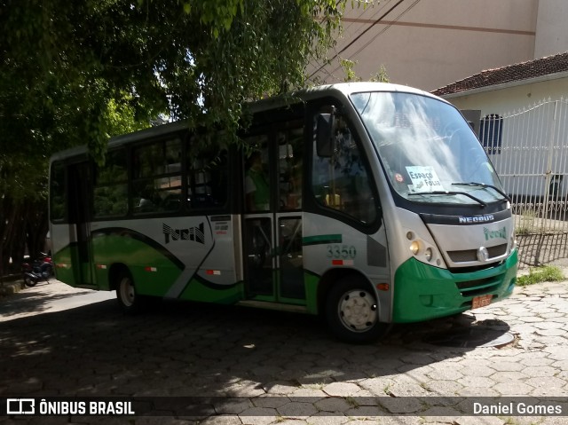 Turin Transportes 3350 na cidade de Ouro Preto, Minas Gerais, Brasil, por Daniel Gomes. ID da foto: 6565287.