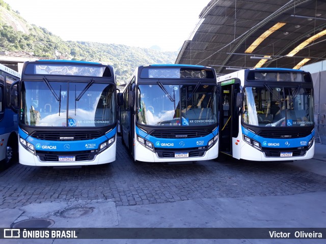 Viação Nossa Senhora das Graças A71604 na cidade de Rio de Janeiro, Rio de Janeiro, Brasil, por Victor  Oliveira. Número da foto: #6566241.
