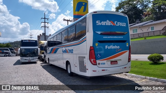 VUSC - Viação União Santa Cruz 4120 na cidade de Joinville, Santa Catarina, Brasil, por Paulinho Sartor. Número da foto: #6565715.