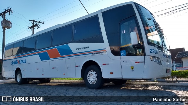 VUSC - Viação União Santa Cruz 2300 na cidade de Joinville, Santa Catarina, Brasil, por Paulinho Sartor. ID da foto: 6565747.