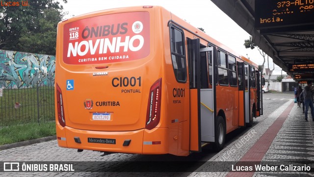 Auto Viação Santo Antônio CI001 na cidade de Curitiba, Paraná, Brasil, por Lucas Weber Calizario. ID da foto: 6566137.