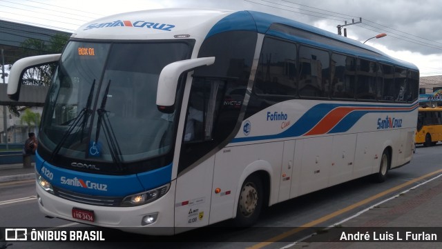 VUSC - Viação União Santa Cruz 4120 na cidade de Balneário Camboriú, Santa Catarina, Brasil, por André Luis L Furlan. Número da foto: #6565554.
