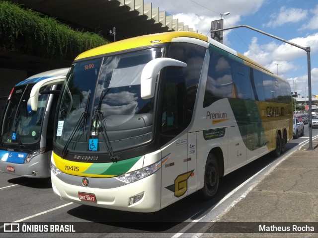 Empresa Gontijo de Transportes 19415 na cidade de Belo Horizonte, Minas Gerais, Brasil, por Matheus Rocha. Número da foto: #6565336.