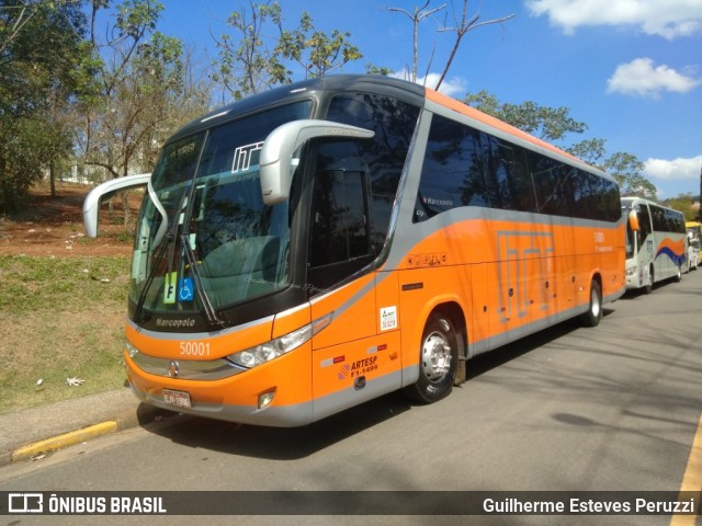 ITT - Itatiba Transporte e Turismo 50001 na cidade de Atibaia, São Paulo, Brasil, por Guilherme Esteves Peruzzi. ID da foto: 6566401.