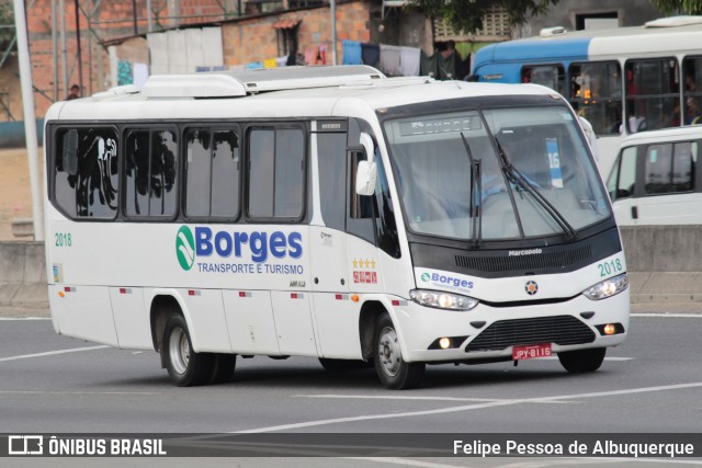 Borges Transporte e Turismo 2018 na cidade de Salvador, Bahia, Brasil, por Felipe Pessoa de Albuquerque. ID da foto: 6565132.