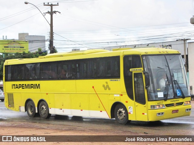 Viação Itapemirim 44217 na cidade de Teresina, Piauí, Brasil, por José Ribamar Lima Fernandes. ID da foto: 6566411.