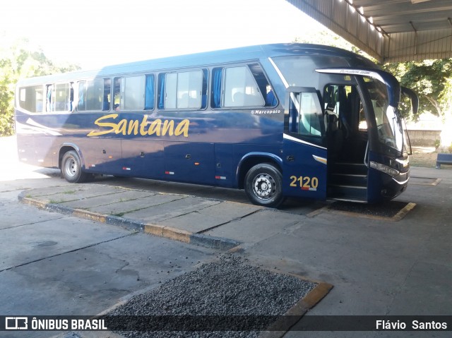 Empresas de Transportes Santana e São Paulo 2120 na cidade de Cruz das Almas, Bahia, Brasil, por Flávio  Santos. ID da foto: 6569944.