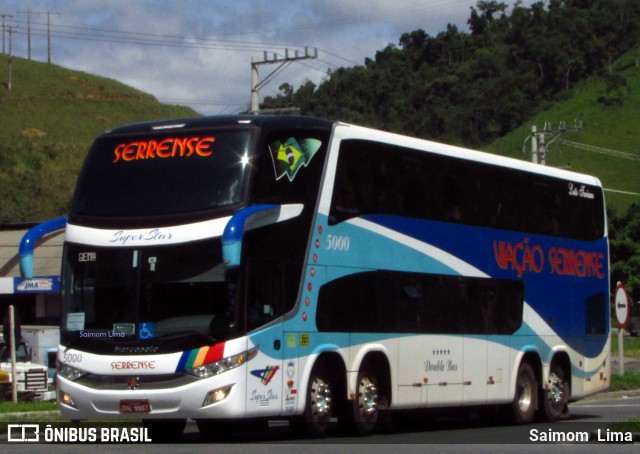 Viação Serrense 5000 na cidade de Viana, Espírito Santo, Brasil, por Saimom  Lima. ID da foto: 6568857.