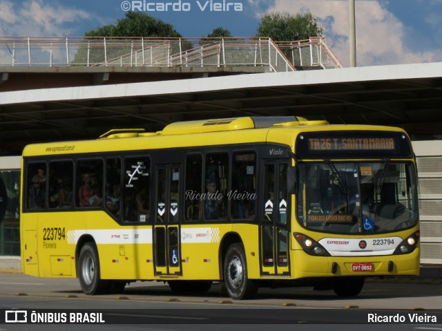 Viação Pioneira 223794 na cidade de Park Way, Distrito Federal, Brasil, por Ricardo Vieira. Número da foto: #6567716.
