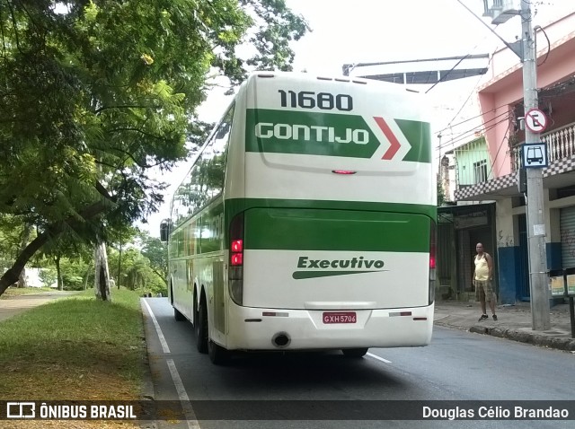 Empresa Gontijo de Transportes 11680 na cidade de Belo Horizonte, Minas Gerais, Brasil, por Douglas Célio Brandao. ID da foto: 6567550.