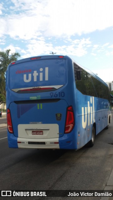 UTIL - União Transporte Interestadual de Luxo 9610 na cidade de Rio de Janeiro, Rio de Janeiro, Brasil, por João Victor Damião. Número da foto: #6568769.