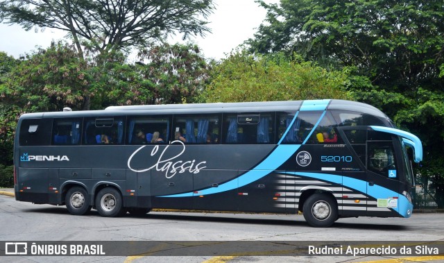 Empresa de Ônibus Nossa Senhora da Penha 52010 na cidade de São Paulo, São Paulo, Brasil, por Rudnei Aparecido da Silva. ID da foto: 6569233.