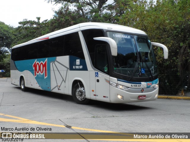 Auto Viação 1001 RJ 108.169 na cidade de São Paulo, São Paulo, Brasil, por Marco Aurélio de Oliveira. ID da foto: 6569949.