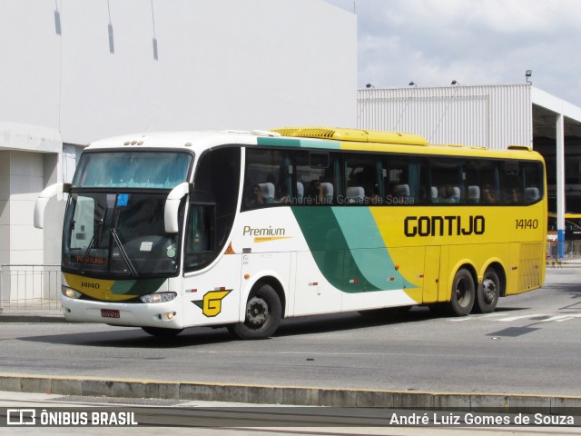 Empresa Gontijo de Transportes 14140 na cidade de Rio de Janeiro, Rio de Janeiro, Brasil, por André Luiz Gomes de Souza. ID da foto: 6569470.