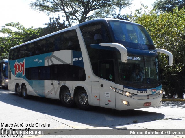 Auto Viação 1001 RJ 108.475 na cidade de São Paulo, São Paulo, Brasil, por Marco Aurélio de Oliveira. ID da foto: 6569925.