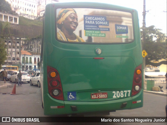 OT Trans - Ótima Salvador Transportes 20877 na cidade de Salvador, Bahia, Brasil, por Mario dos Santos Nogueira Junior. Número da foto: #6569661.