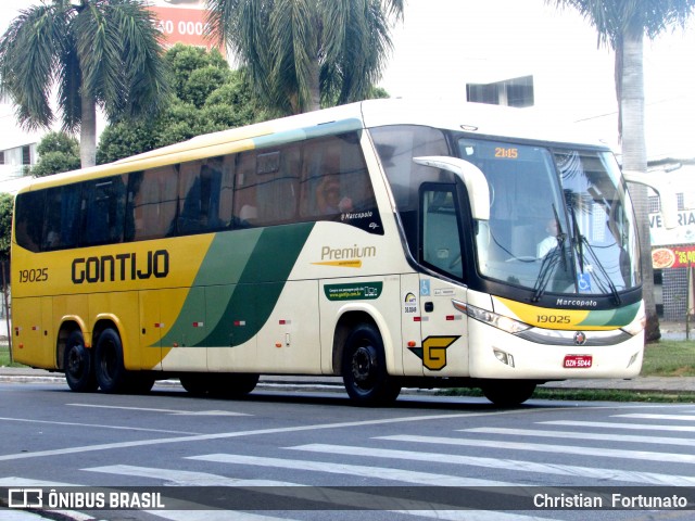 Empresa Gontijo de Transportes 19025 na cidade de Governador Valadares, Minas Gerais, Brasil, por Christian  Fortunato. ID da foto: 6571231.